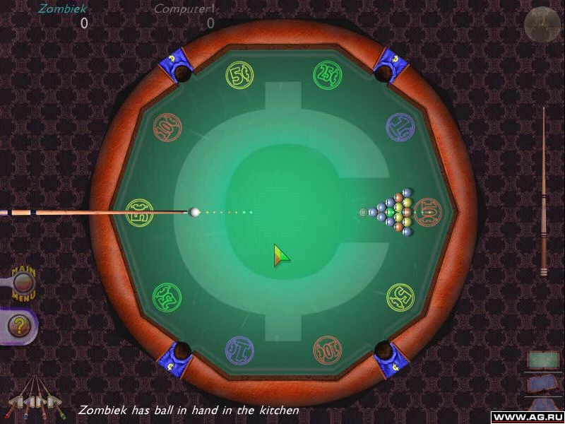Изображение игры: 3-D Ultra Cool Pool