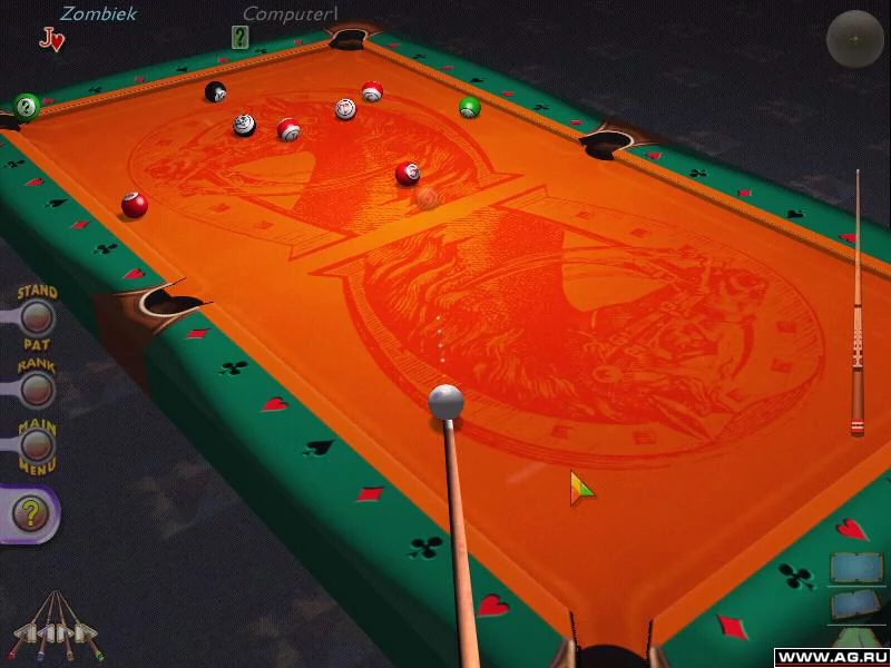 Изображение игры: 3-D Ultra Cool Pool