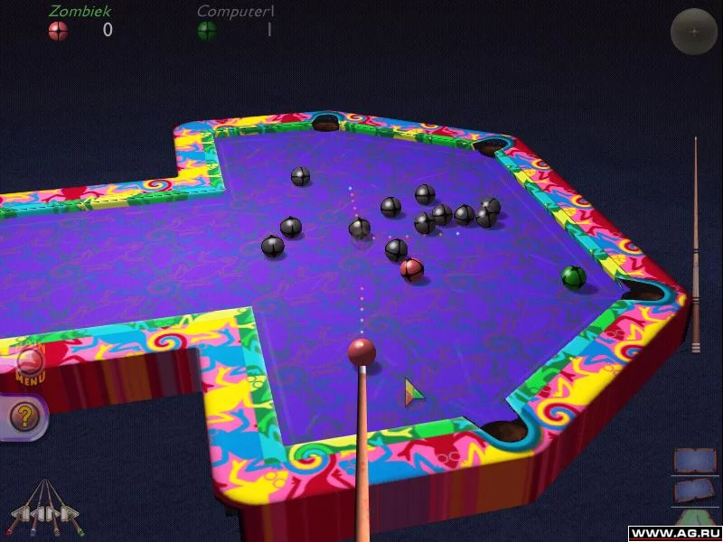 Изображение игры: 3-D Ultra Cool Pool