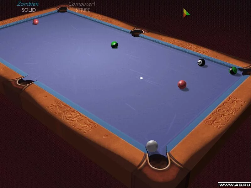 Изображение игры: 3-D Ultra Cool Pool