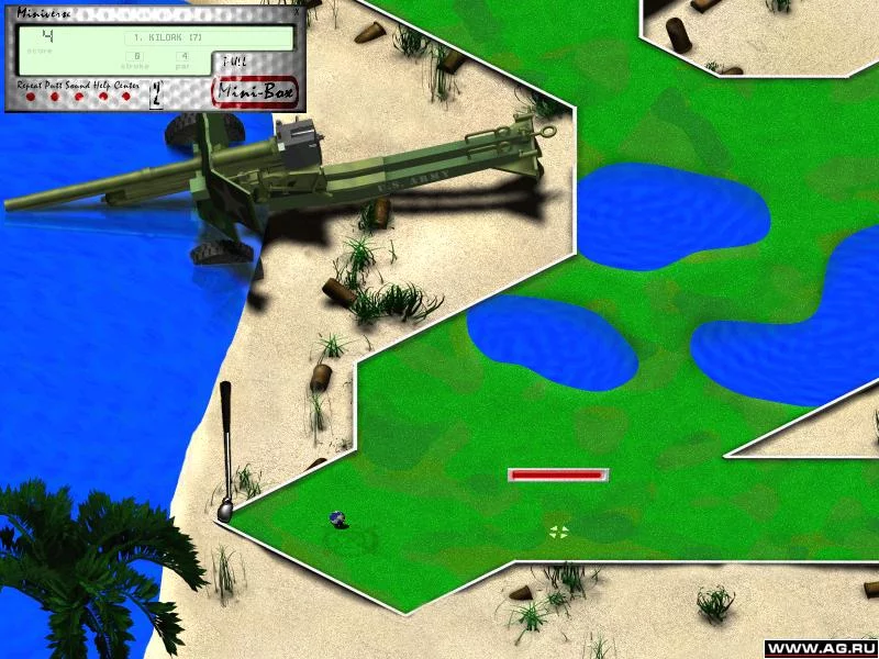 Изображение игры: MiniGolf Master: The Planets of Miniverse