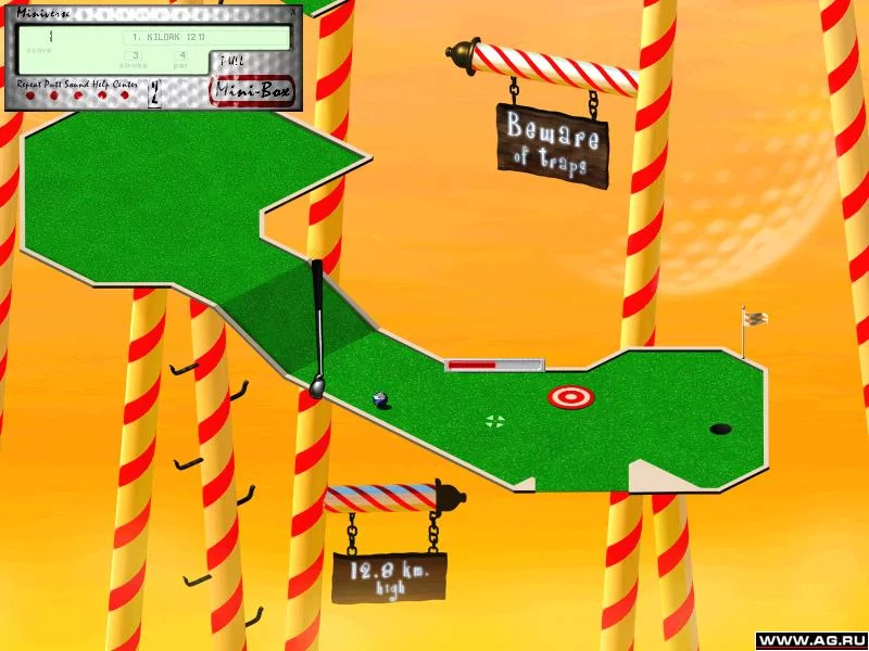 Изображение игры: MiniGolf Master: The Planets of Miniverse