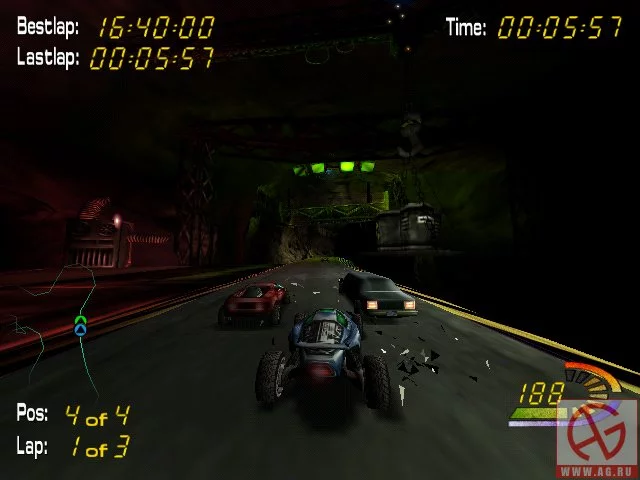 Изображение игры: Thrust, Twist 'n' Turn