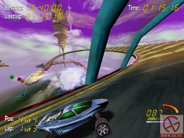 Изображение игры: Thrust, Twist 'n' Turn