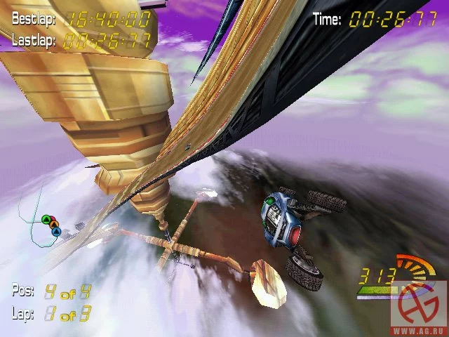Изображение игры: Thrust, Twist 'n' Turn