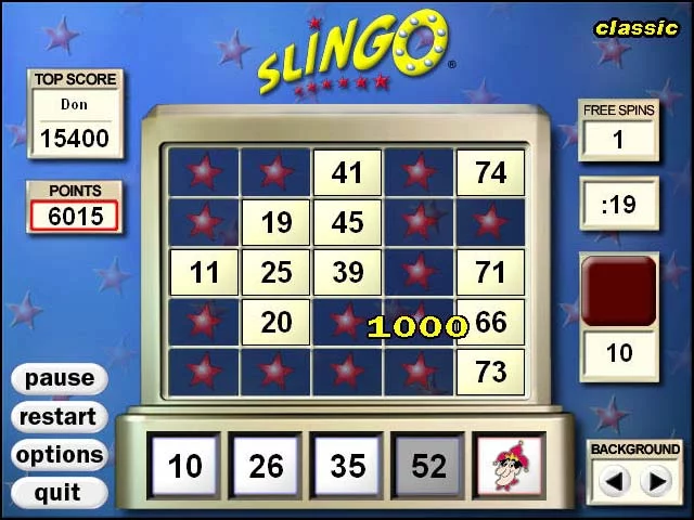 Изображение игры: Slingo