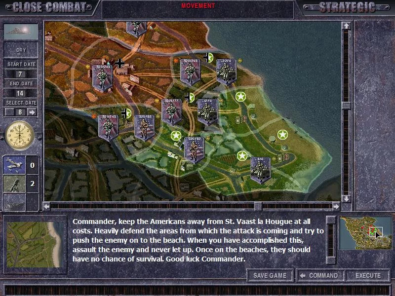 Изображение игры: Close Combat 5: Invasion: Normandy - Utah Beach to Cherbourg
