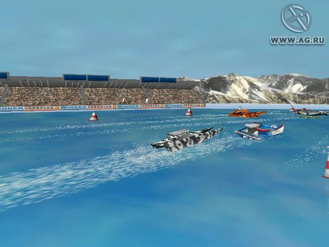 Изображение игры: Speedboat Attack