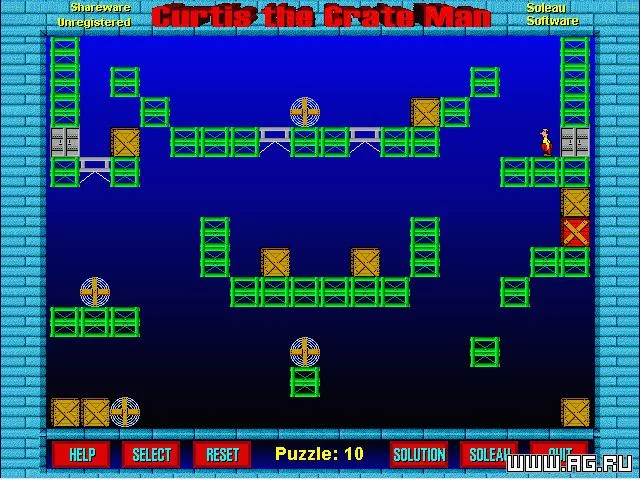 Изображение игры: Curtis the Crate Man