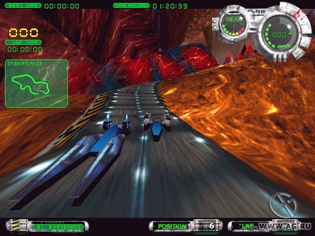 Изображение игры: Final Racing: CyberSpace 2001