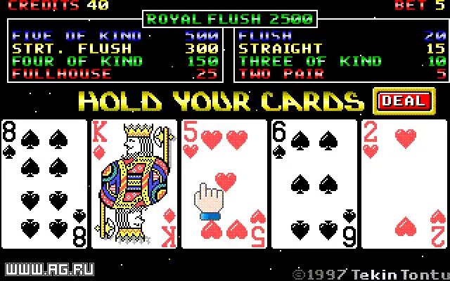 Изображение игры: G-Poker '95