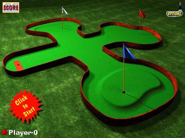 Изображение игры: 3-D Ultra Minigolf (1997)