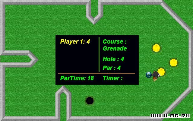 Изображение игры: Bomb Golf