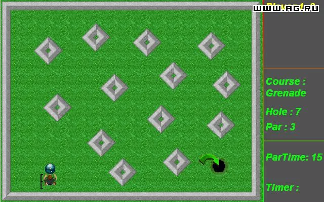 Изображение игры: Bomb Golf