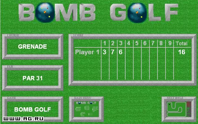 Изображение игры: Bomb Golf