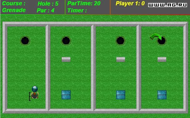 Изображение игры: Bomb Golf