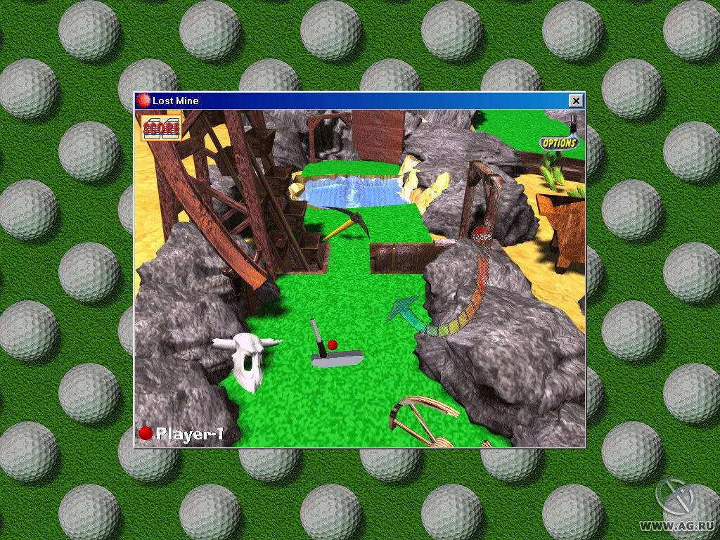 Изображение игры: 3-D Ultra Mini Golf