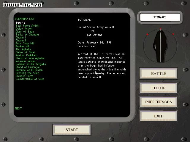 Изображение игры: Steel Panthers 2: Modern Battles
