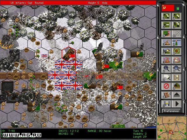 Изображение игры: Steel Panthers 2: Modern Battles