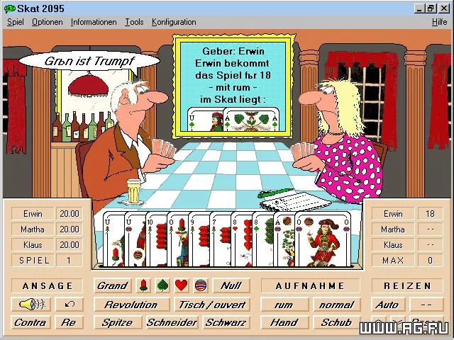 Изображение игры: Skat 2095