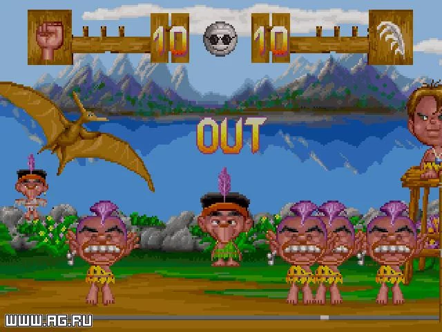 Изображение игры: Caveman Volleyball