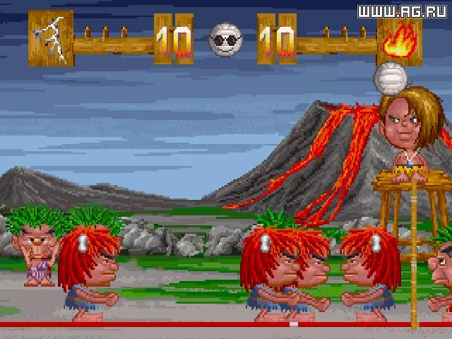 Изображение игры: Caveman Volleyball