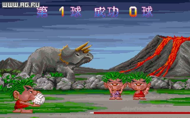 Изображение игры: Caveman Volleyball