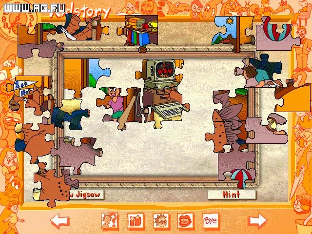 Изображение игры: There's a Dinosaur in the Garden
