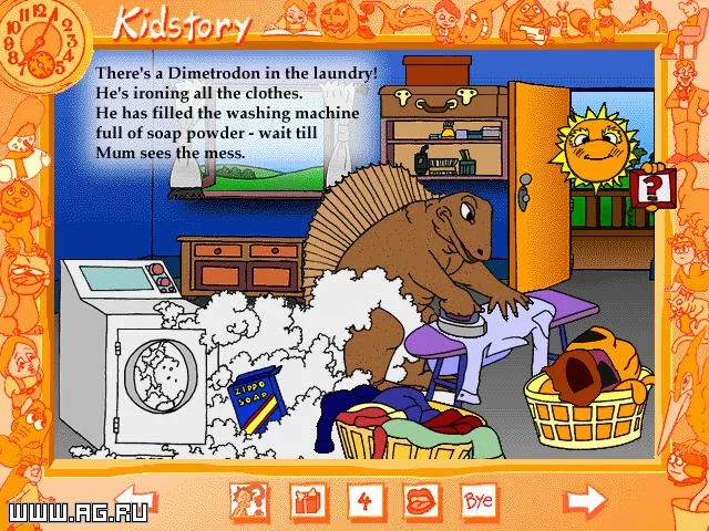 Изображение игры: There's a Dinosaur in the Garden