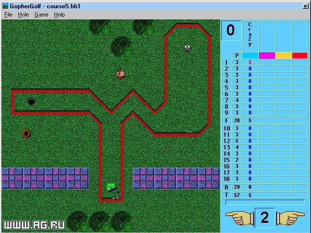 Изображение игры: GopherGolf