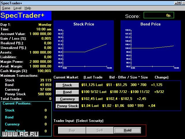 Изображение игры: SpecTrader+