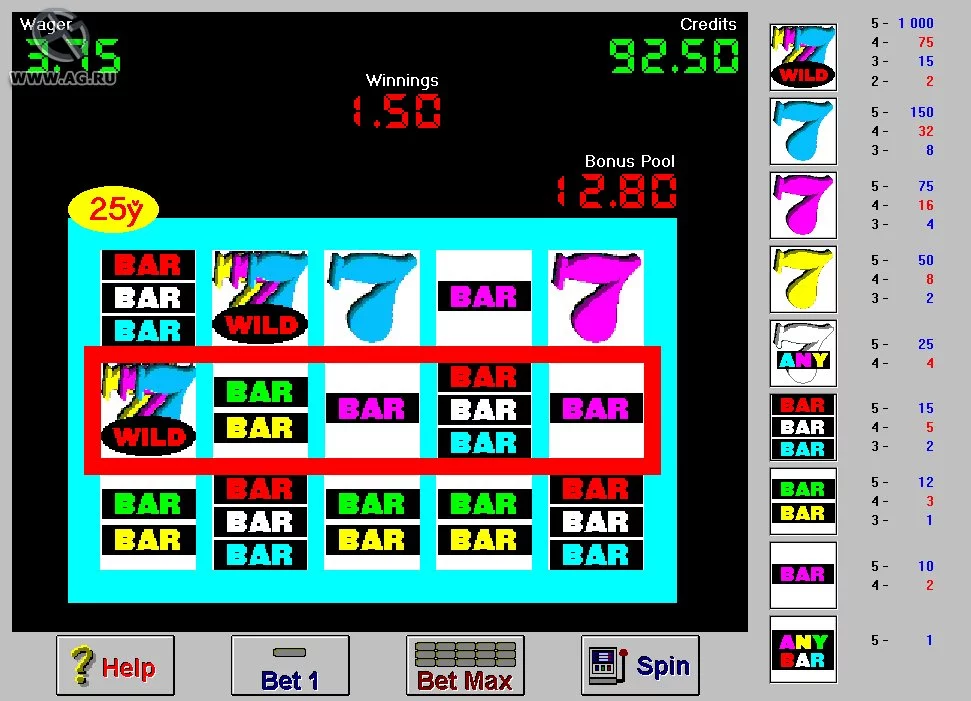 Изображение игры: Wild 7 Slots