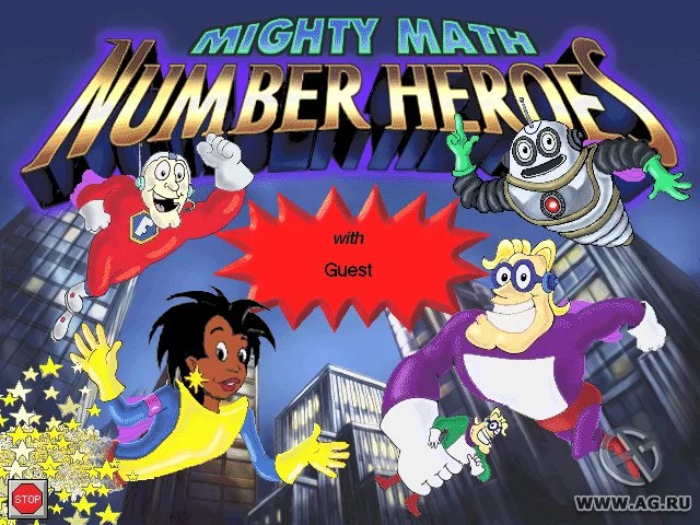 Изображение игры: Mighty Math Number Heroes