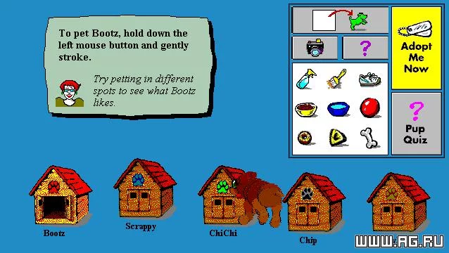 Изображение игры: Dogz, Your Computer Petz