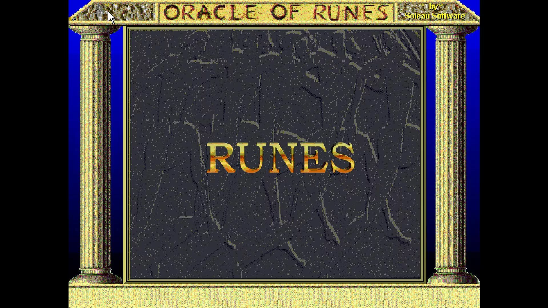 Изображение игры: Oracle of Runes