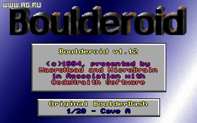 Изображение игры: Boulderoid