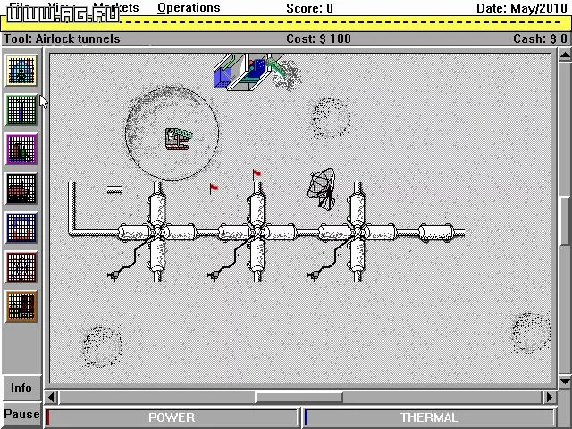 Изображение игры: Lunar Commander 2