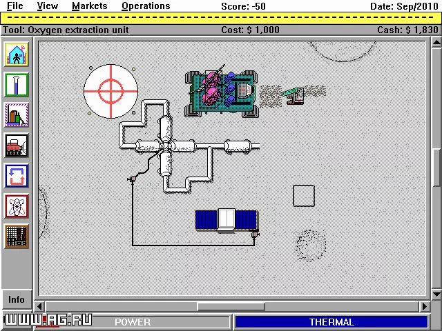 Изображение игры: Lunar Commander 2
