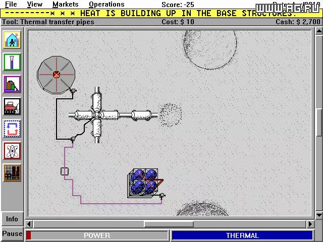 Изображение игры: Lunar Commander 2