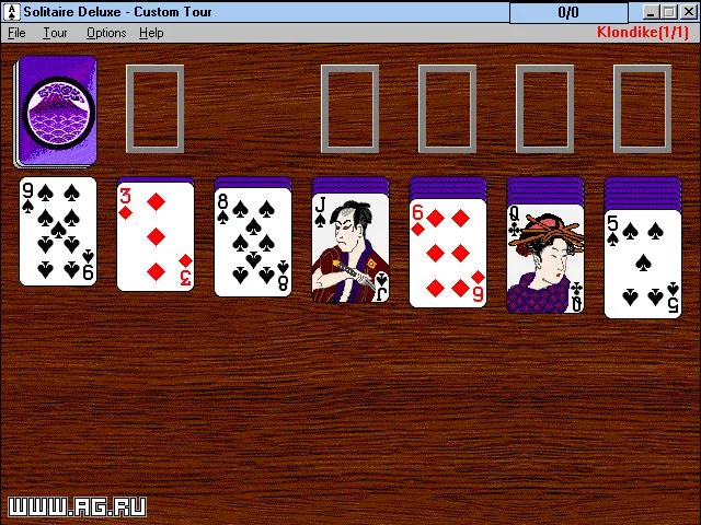 Изображение игры: Solitaire Deluxe