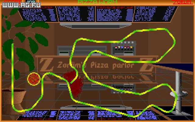 Изображение игры: Pizza Worm