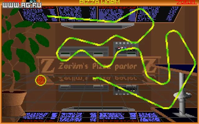 Изображение игры: Pizza Worm