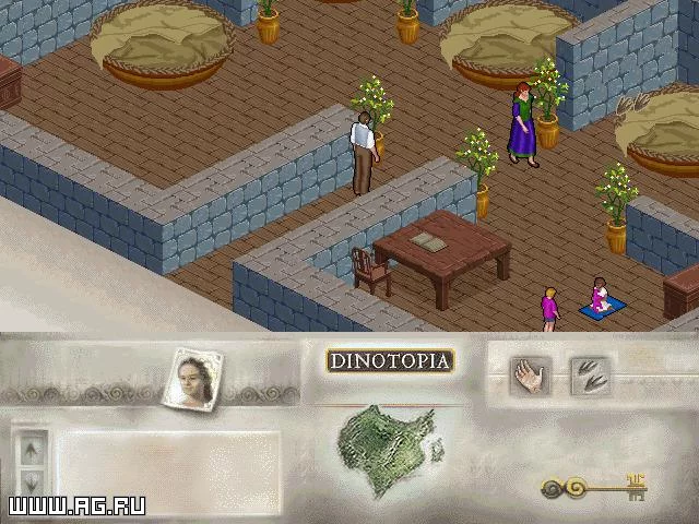 Изображение игры: Dinotopia
