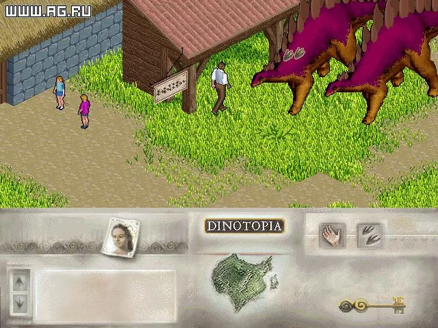 Изображение игры: Dinotopia