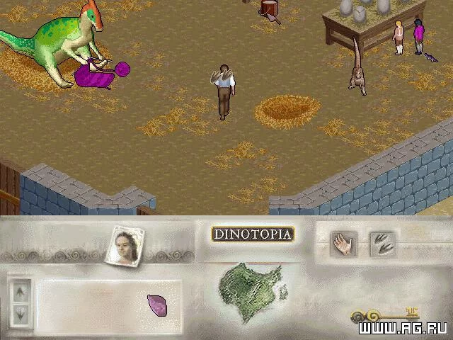 Изображение игры: Dinotopia