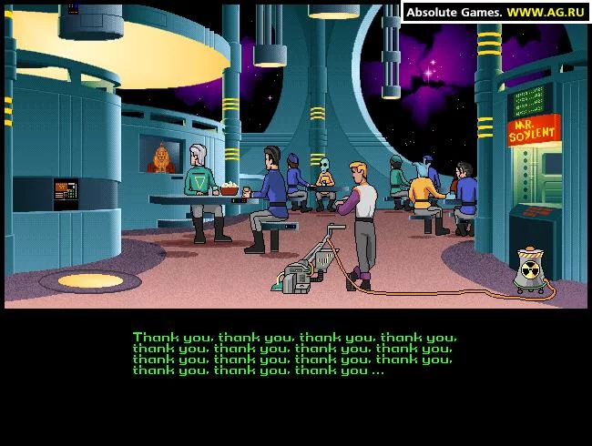 Изображение игры: Space Quest 6: Roger Wilco in the Spinal Frontier