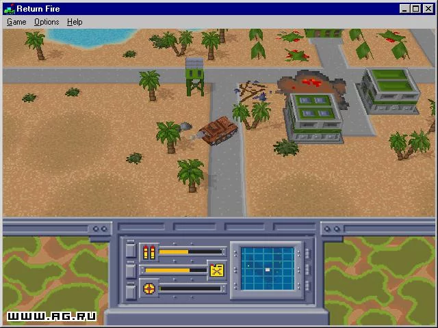 Изображение игры: Return Fire