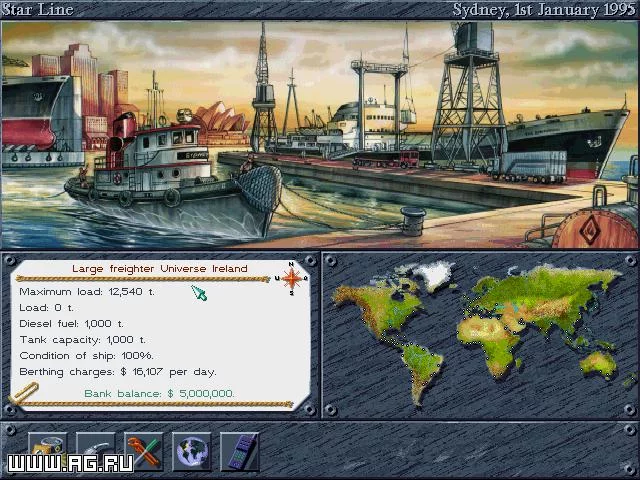 Изображение игры: Ocean Trader