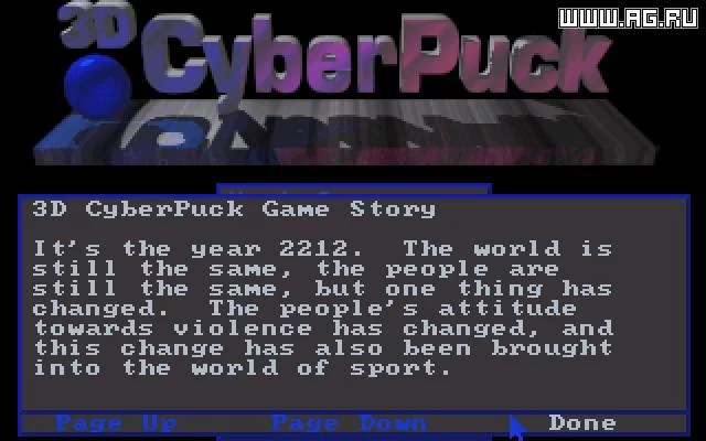 Изображение игры: 3D Cyber Puck