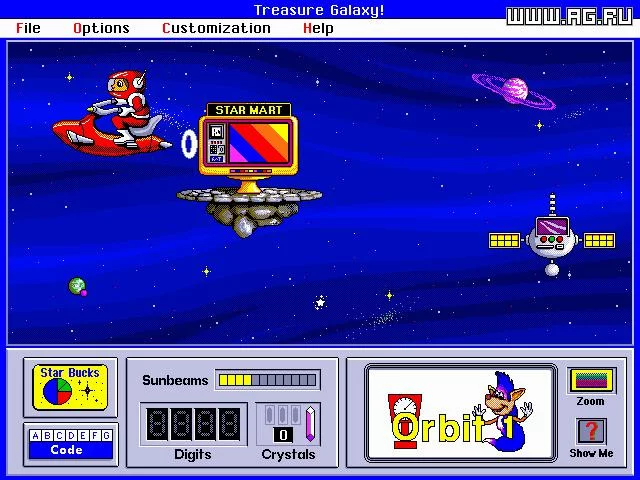 Изображение игры: Treasure Galaxy!